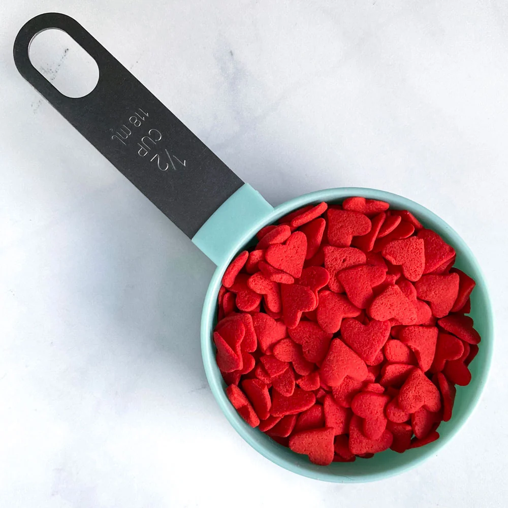Jumbo Red Heart Sprinkles/Quins - Image 3